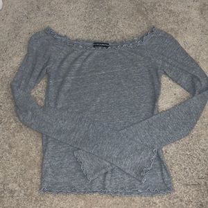 off the shoulder brandy melville top